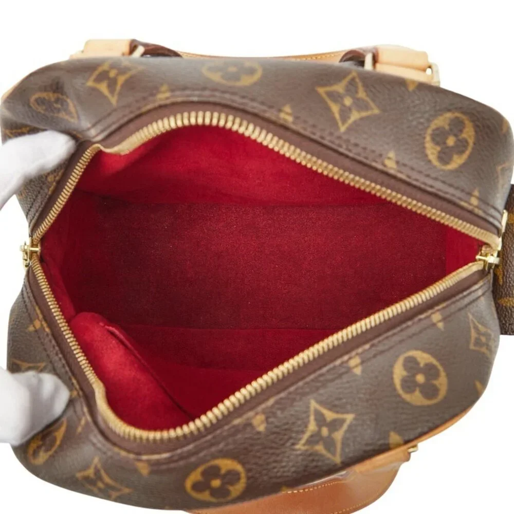 LOUIS VUITTON Brown Monogram Leather Bag - Picture 9 of 11